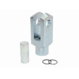 Clevis With Pivot - Zinc coated steel