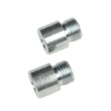 CP95 Pair pivots - Zinc coated steel